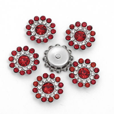 আনুষাঙ্গিক চীন পাইকারি Rhinestone পার্ল ডায়মন্ড ক্রিস্টাল ধাতু বোতাম পোশাক চুল Bow কেন্দ্র জন্য