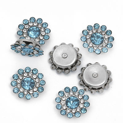 আনুষাঙ্গিক চীন পাইকারি Rhinestone পার্ল ডায়মন্ড ক্রিস্টাল ধাতু বোতাম পোশাক চুল Bow কেন্দ্র জন্য