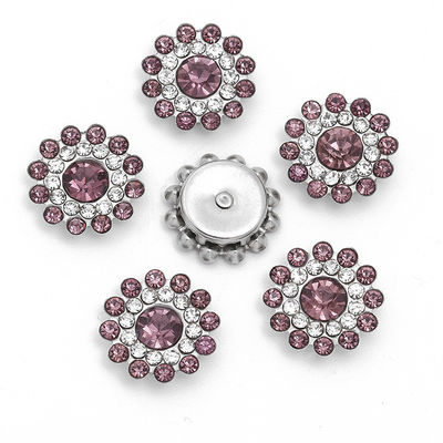 আনুষাঙ্গিক চীন পাইকারি Rhinestone পার্ল ডায়মন্ড ক্রিস্টাল ধাতু বোতাম পোশাক চুল Bow কেন্দ্র জন্য